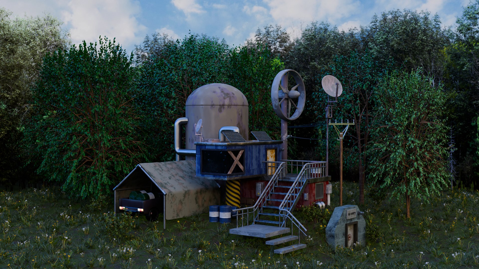 3D Base Survival - TurboSquid 2242224