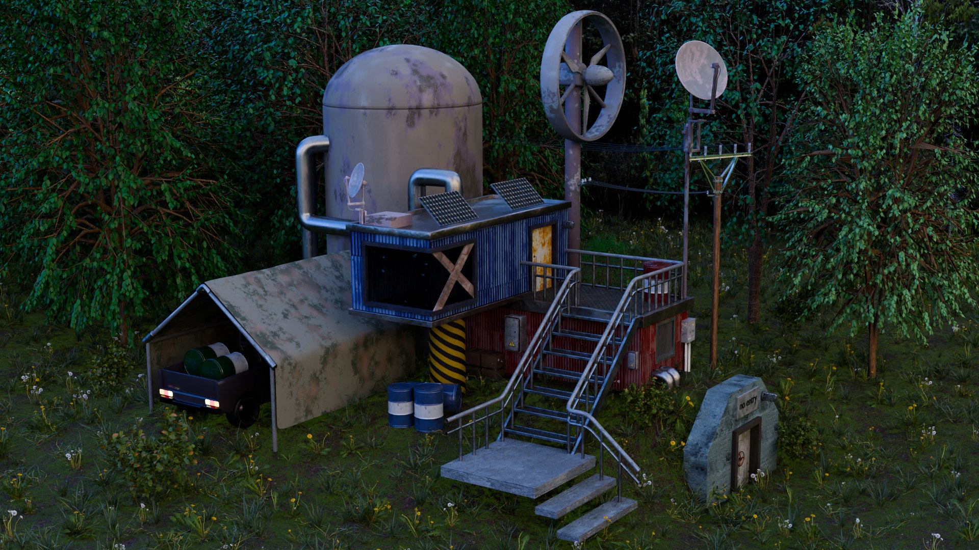 3D Base Survival - TurboSquid 2242224