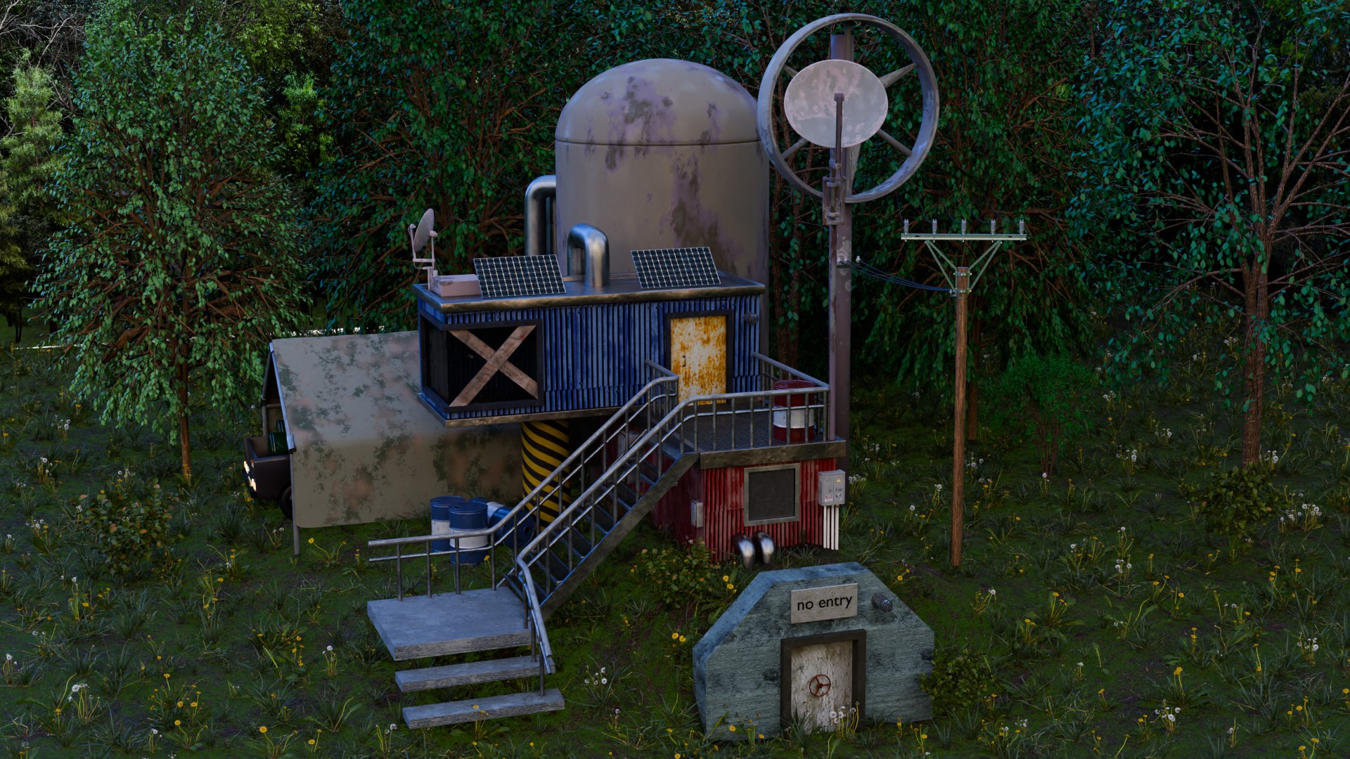 3D Base Survival - TurboSquid 2242224