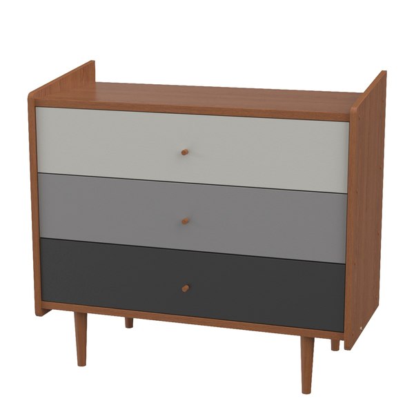 Baxton Studio Sagen Set Di 3 Casse In Legno – Bianco, Con Ritagli A Forma Di Animale, Impilabili