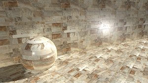 seamless pbr bathrooms 3D model