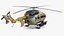 combat helicopter aerial scout 3D