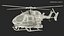combat helicopter aerial scout 3D