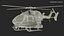 combat helicopter aerial scout 3D