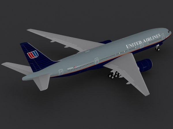 ユナイテッド航空 ボーイング777 モデル ユナイテッド航空（ボーイング777-300ER型機） - TRAICY