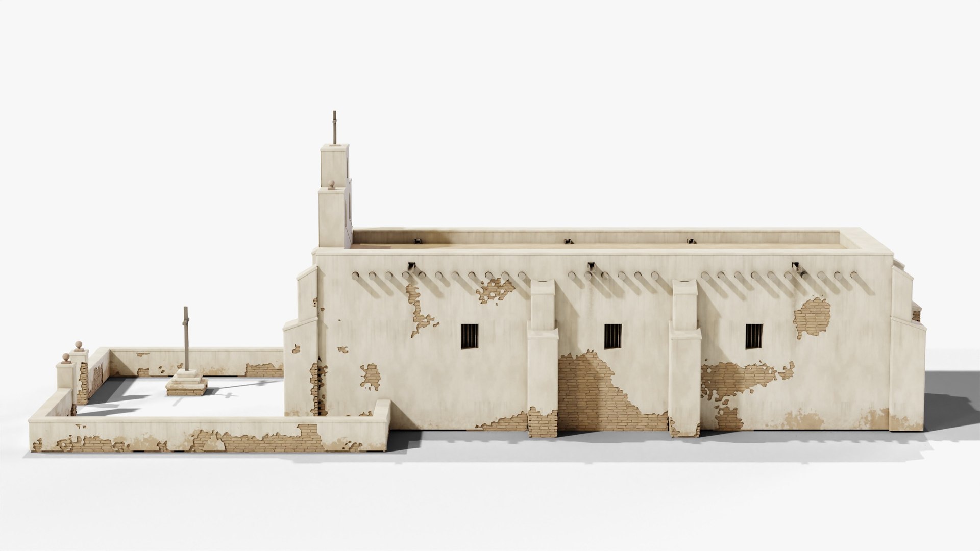 Wild West Mission Church - Spanish Colonial Adobe Mexican Frontier PBR 3D model https://p.turbosquid.com/ts-thumb/oz/56adjp/6d/06_missionchurch_06_side/jpg/1792164625/1920x1080/fit_q87/069778b5efee82eb588cad6b2752748fba53f300/06_missionchurch_06_side.jpg