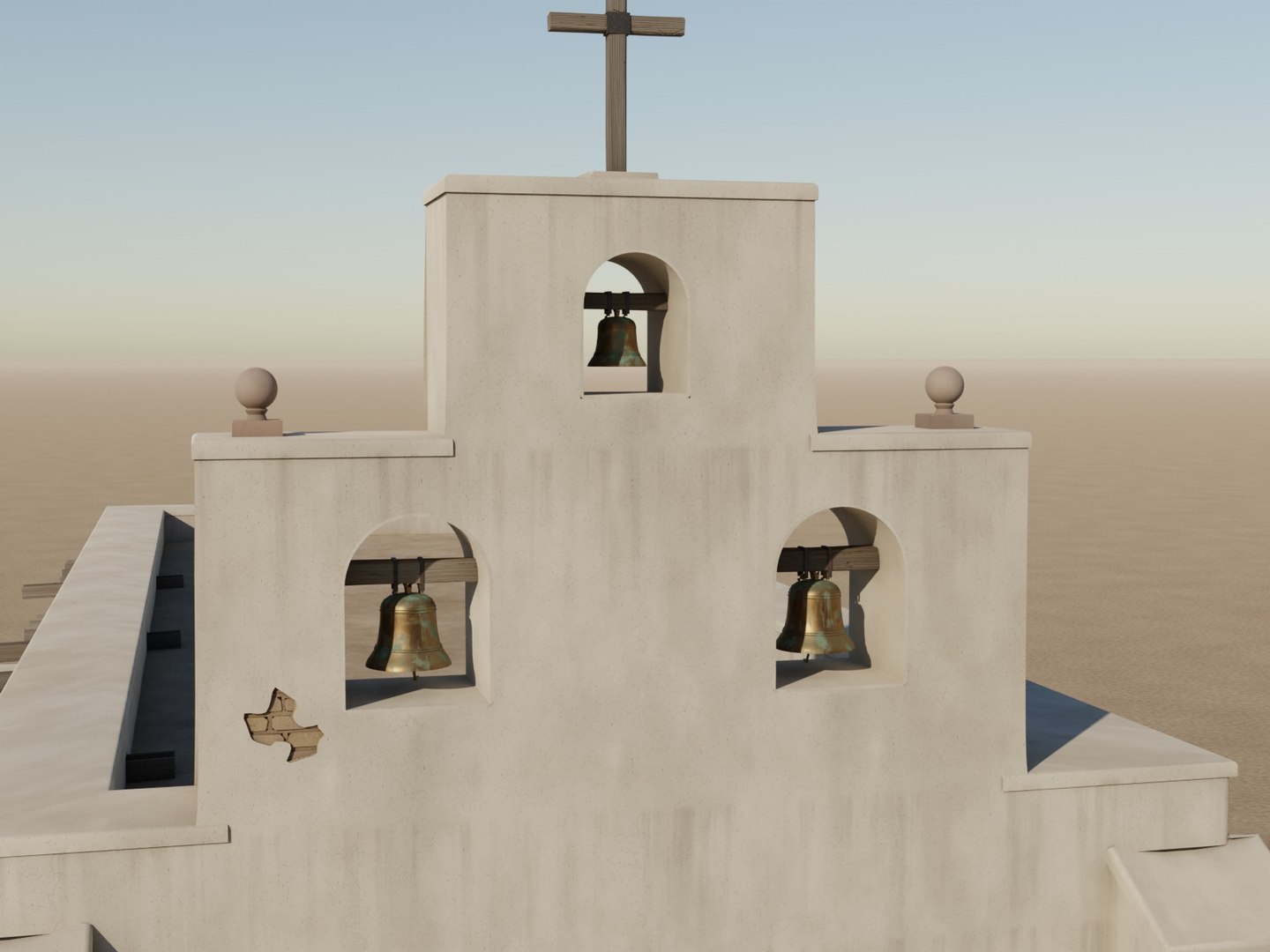 Wild West Mission Church - Spanish Colonial Adobe Mexican Frontier PBR 3D model https://p.turbosquid.com/ts-thumb/oz/56adjp/uA/15_missionchurch_15_detalle_espadana/jpg/1792164697/1920x1080/fit_q87/fa168072358284ba5922f15c0f0d93a24fd20b70/15_missionchurch_15_detalle_espadana.jpg