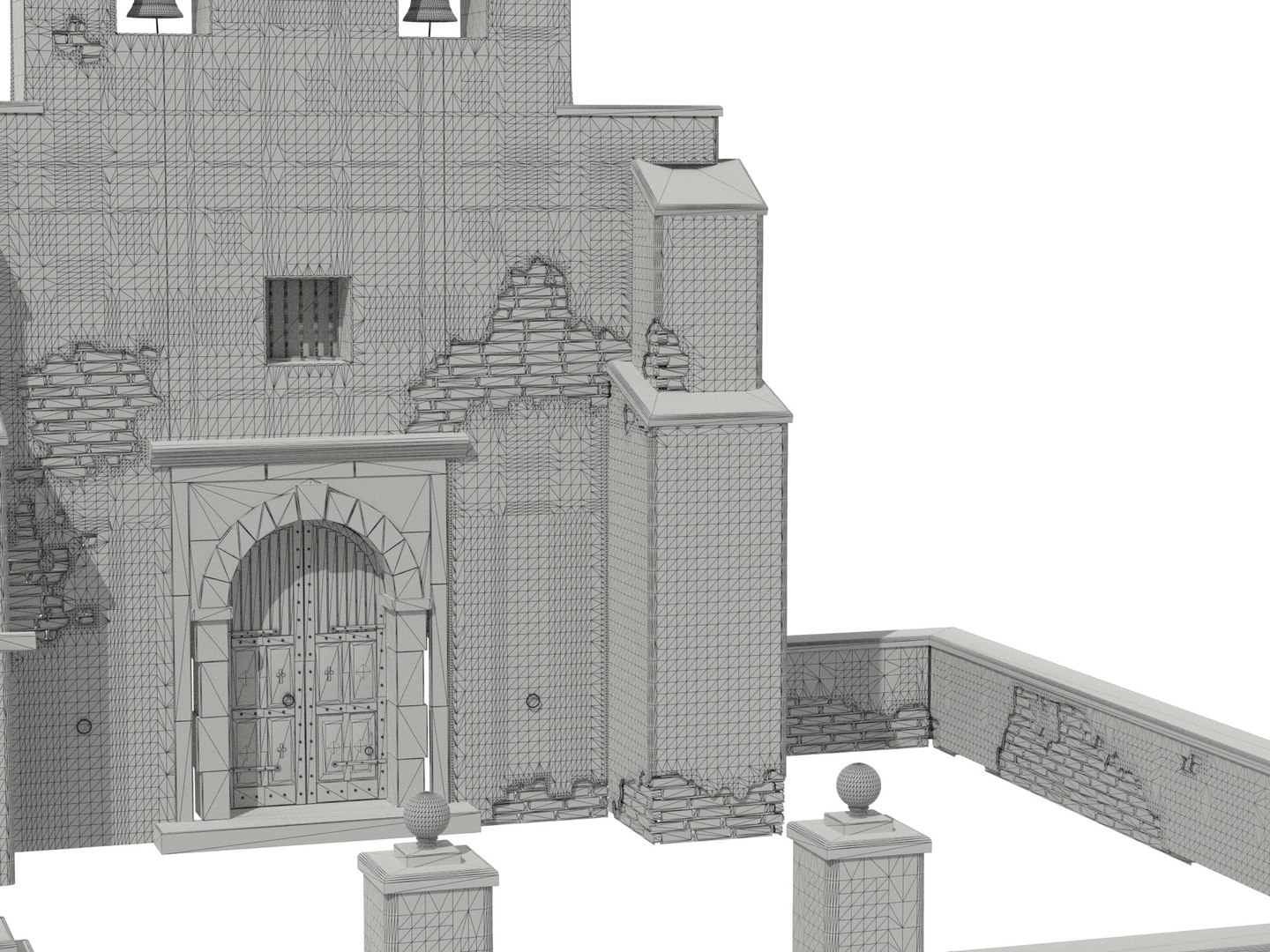 Wild West Mission Church - Spanish Colonial Adobe Mexican Frontier PBR 3D model https://p.turbosquid.com/ts-thumb/oz/56adjp/xu/10_missionchurch_10_wire_detail/jpg/1792164657/1920x1080/fit_q87/dc70eca6bbd4c0a129a8b149825ce87de03e69b6/10_missionchurch_10_wire_detail.jpg