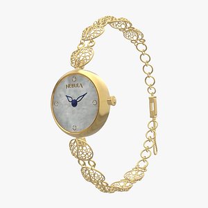 Titan Filigree by Nebula - 18 Karat Solid Gold Analog Watch