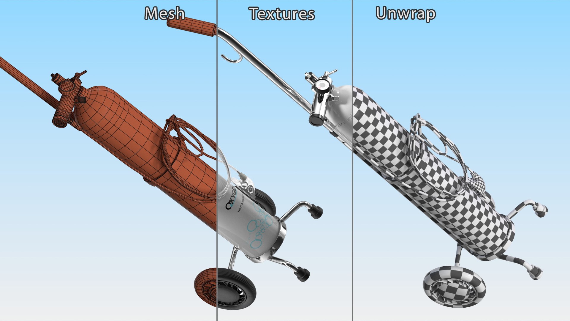 3D Medical Cart with Oxygen Cylinder E Tank https://p.turbosquid.com/ts-thumb/oz/8qDIlG/nL/medicalcartwithoxygencylinderetank3dmodel014/jpg/1699058490/1920x1080/fit_q87/4fe4fdf1e0f0e27e1db58af2440f97eea9b3882f/medicalcartwithoxygencylinderetank3dmodel014.jpg