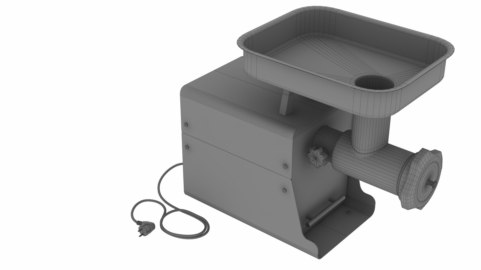 Meat Grinder model https://p.turbosquid.com/ts-thumb/oz/DNmbnV/1O/meatgrinder12/jpg/1744630764/1920x1080/fit_q87/79fa472b61c217deaeb4b754f90ed5356750898e/meatgrinder12.jpg
