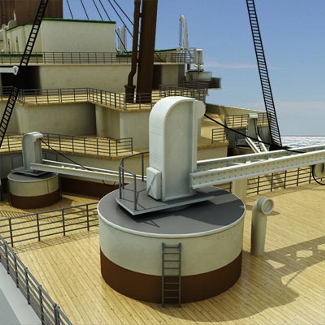 3d model titanic passenger ship