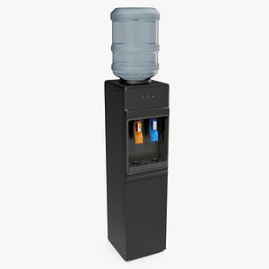 3D loading water cooler dispenser model