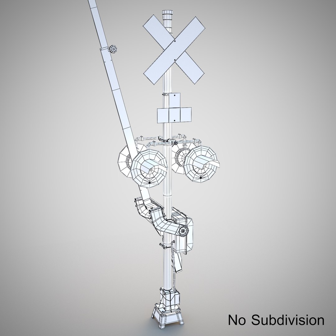 Railroad Gate 3d 3ds