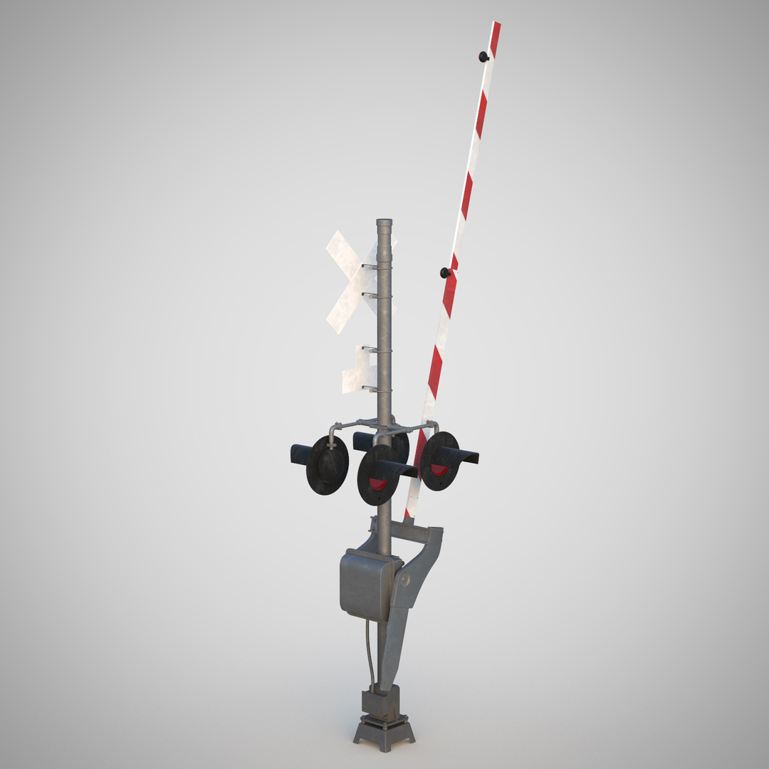 Railroad Gate 3d 3ds