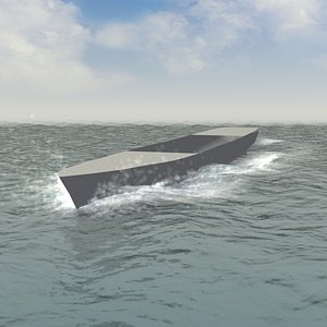Animated Bow Wake 3DSMax