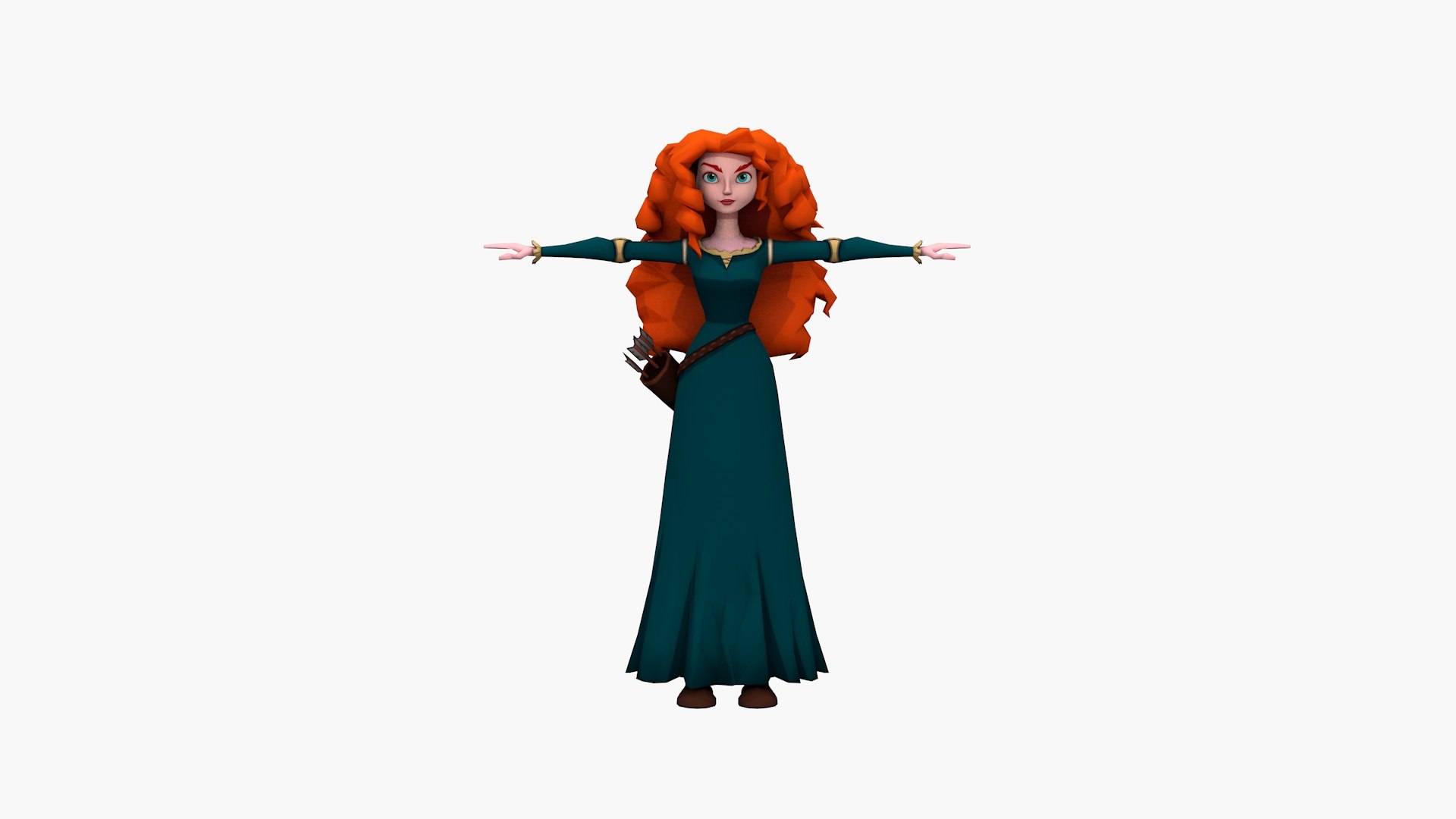 3D file Princess Merida Funko 👸・Model to download and 3D print