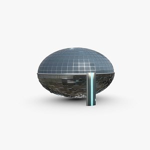 Futuristic Ellipse Hub building