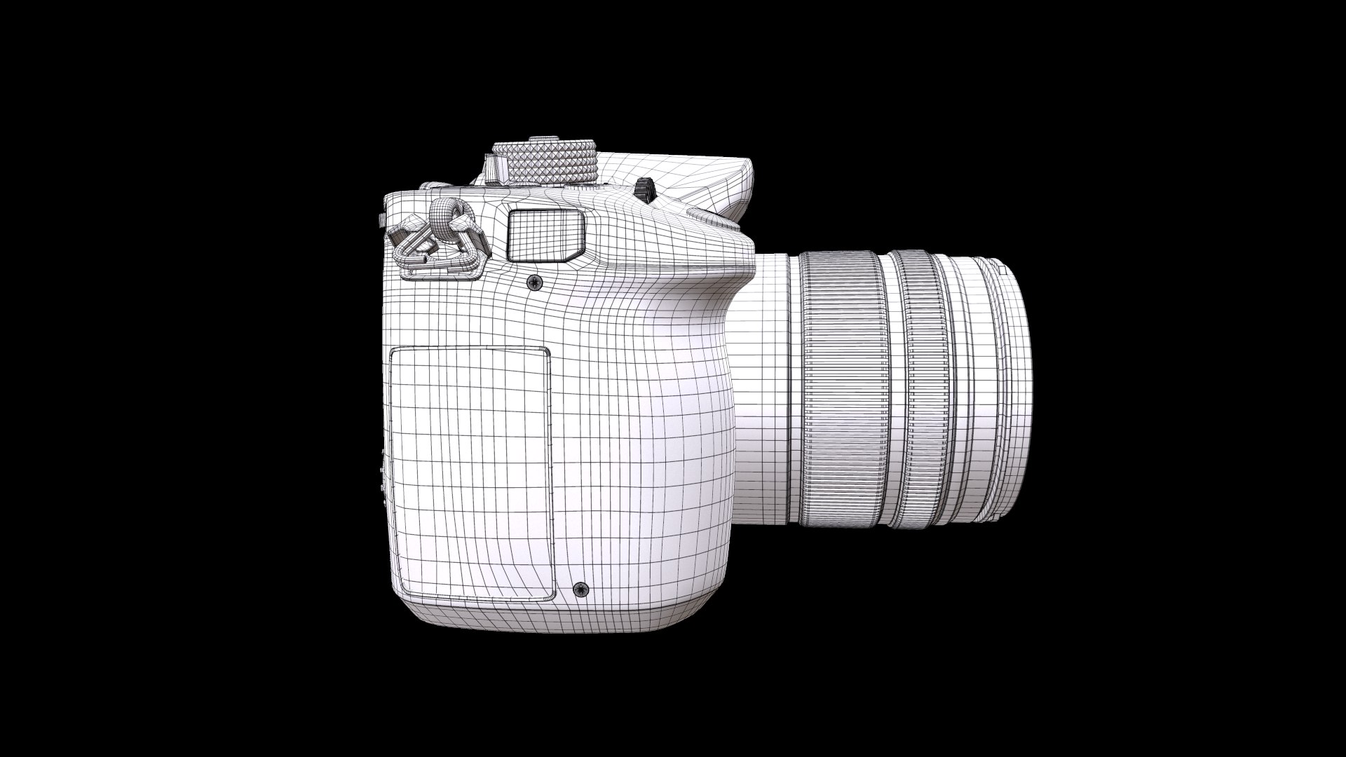 3D Panasonic Lumix GH4 Mirrorless Digital Camera Model - TurboSquid 2339787
