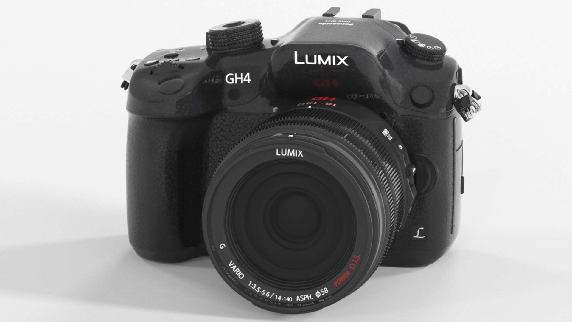 3D Panasonic Lumix GH4 Mirrorless Digital Camera Model - TurboSquid 2339787
