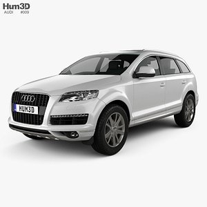 audi q7 2010 3d model