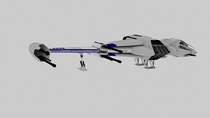 3D Star Wars B-Wing