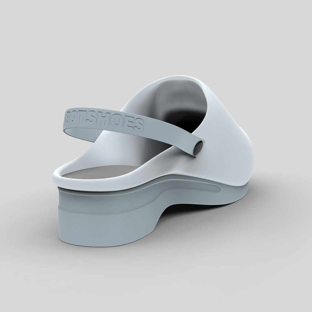 3D sabot shoe model - TurboSquid 1201697