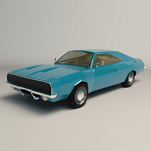 car muscle 3D model