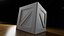 3D Printable Wooden Crate Box  STL File One-Piece Model