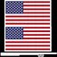 Llavero de la bandera de EE. UU.