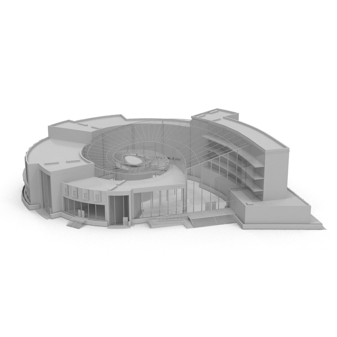 Center Development 3d Model