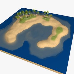 Island 01 - tropical 3D
