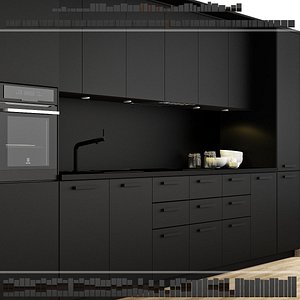 kitchen extraction underwerk 3d max