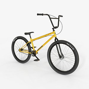 3D BMX Freestyle Bike  Clan Series Yellow