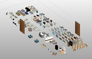 3D model INTERIOR FURNITURE 2