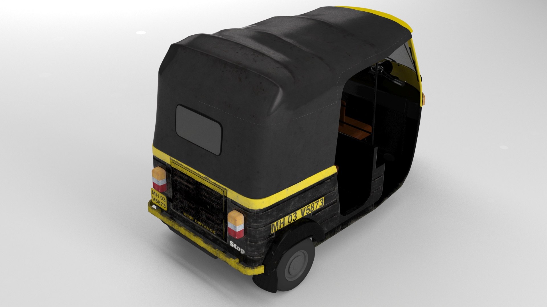 Auto Rickshaw Model - TurboSquid 1126949