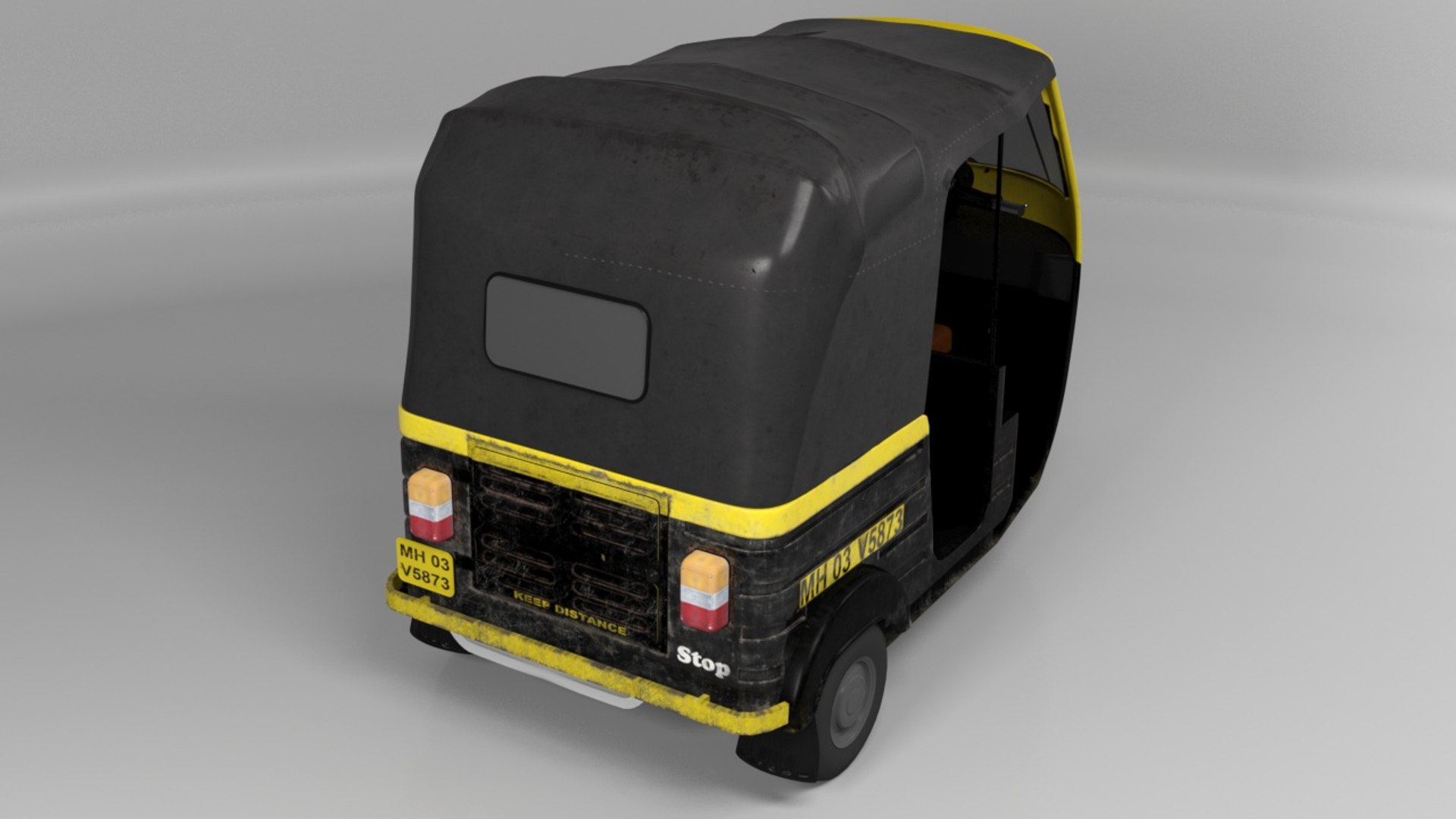 Auto Rickshaw Model - TurboSquid 1126949