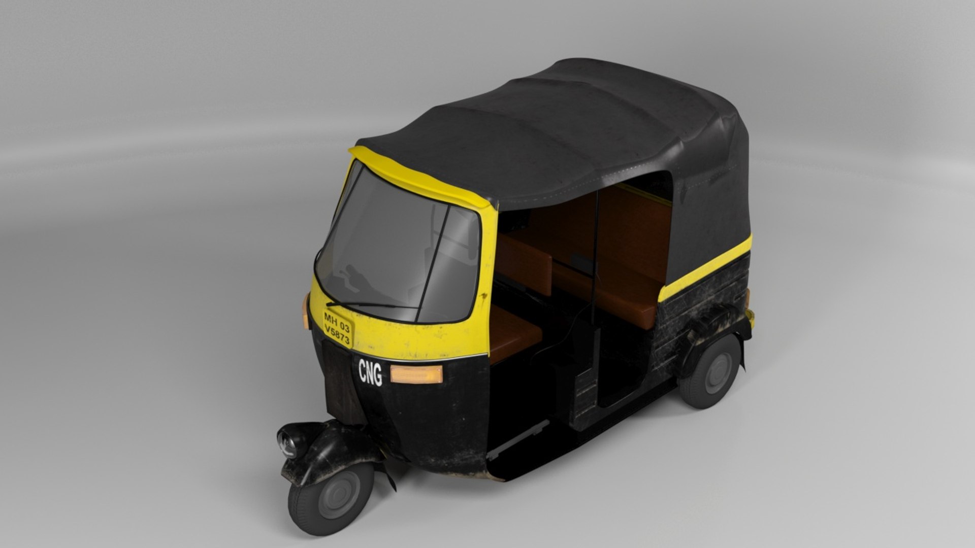 Auto Rickshaw Model - TurboSquid 1126949