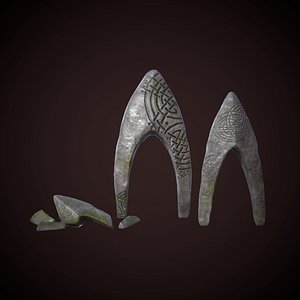 fantasy rune stones 3d x