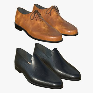 Leather Shoes Realistic V17