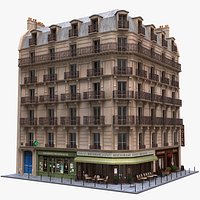 Paris Corner Tenement Pharmacy 01