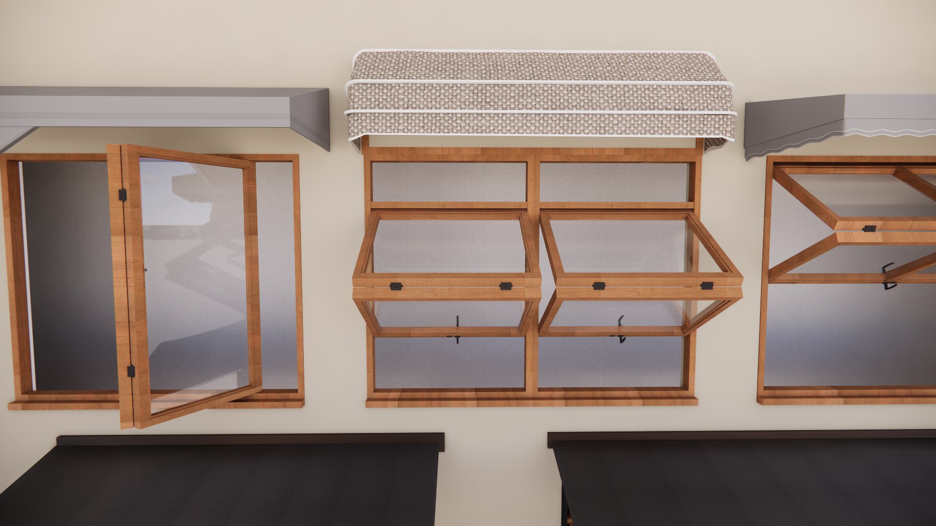 Awning Window -A2 3D Model - TurboSquid 2243241