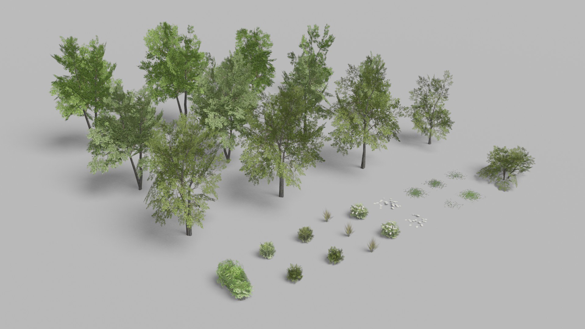3D Shapespark low poly plants kit https://p.turbosquid.com/ts-thumb/oz/qeENXM/9h/shapesparkplantskit01/jpg/1639770886/1920x1080/fit_q87/9c59f8a3ec6d3020e812acc92ae639a319004dda/shapesparkplantskit01.jpg