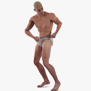 Male Physique Character Rigged for Maya