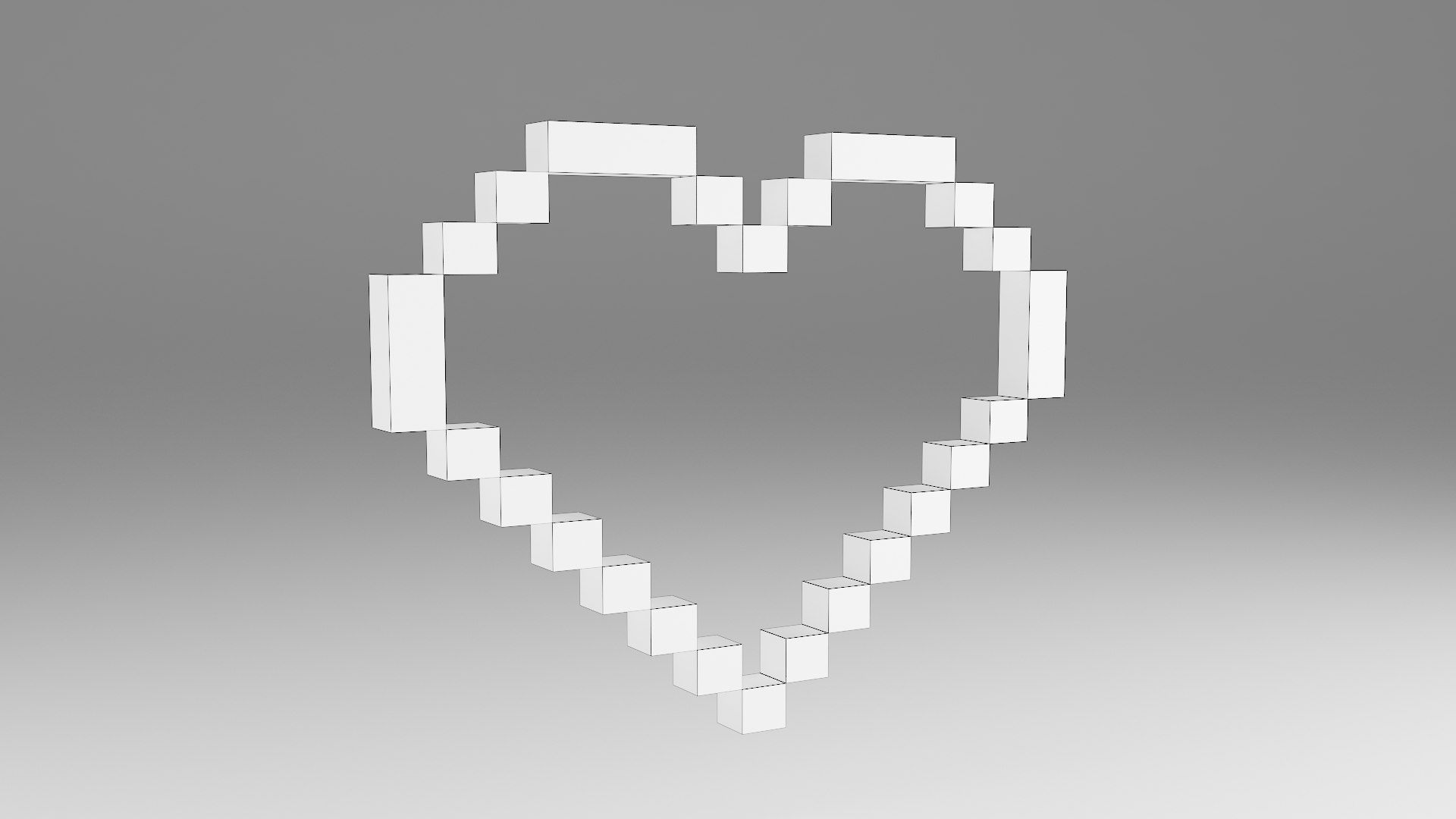 LOW POLY HEART-GREEN 3D Model - TurboSquid 1982628