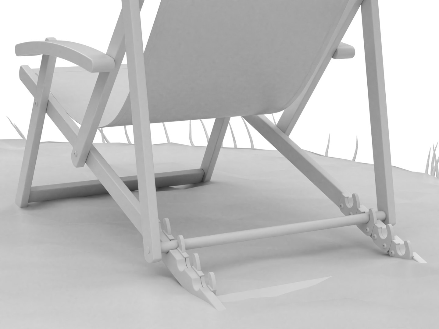 3D Bulrush Straw Chair Model - TurboSquid 1606801