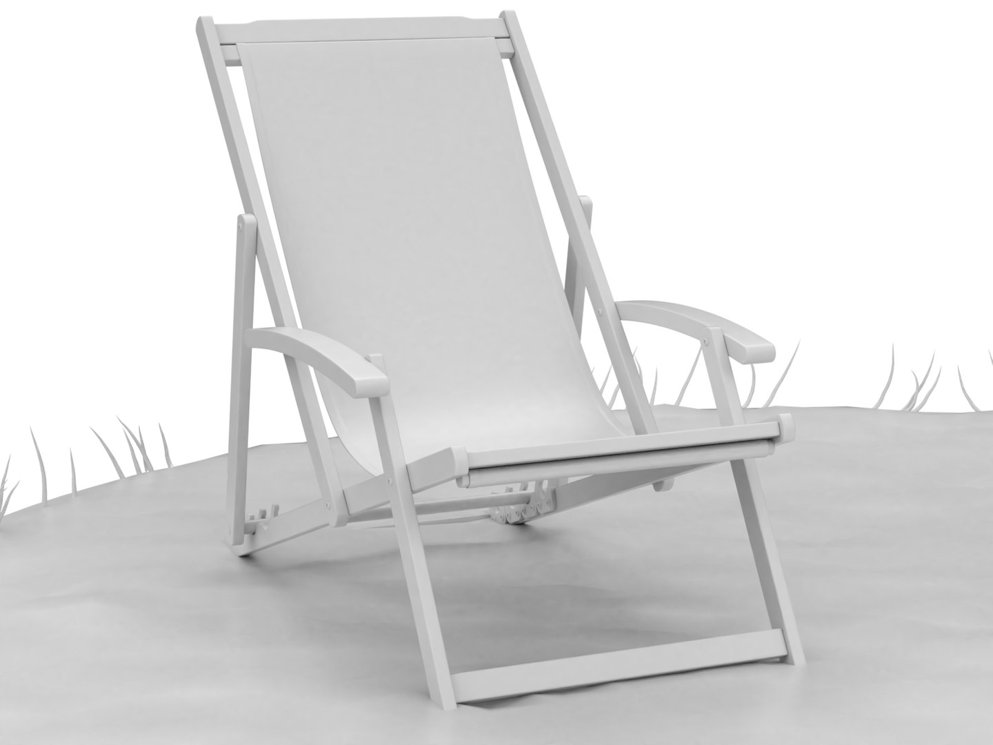 3D Bulrush Straw Chair Model - TurboSquid 1606801