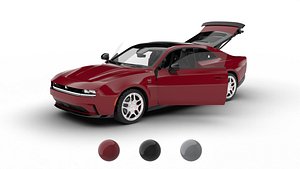 Dodge Charger Daytona RT 2025 HQ 3d model