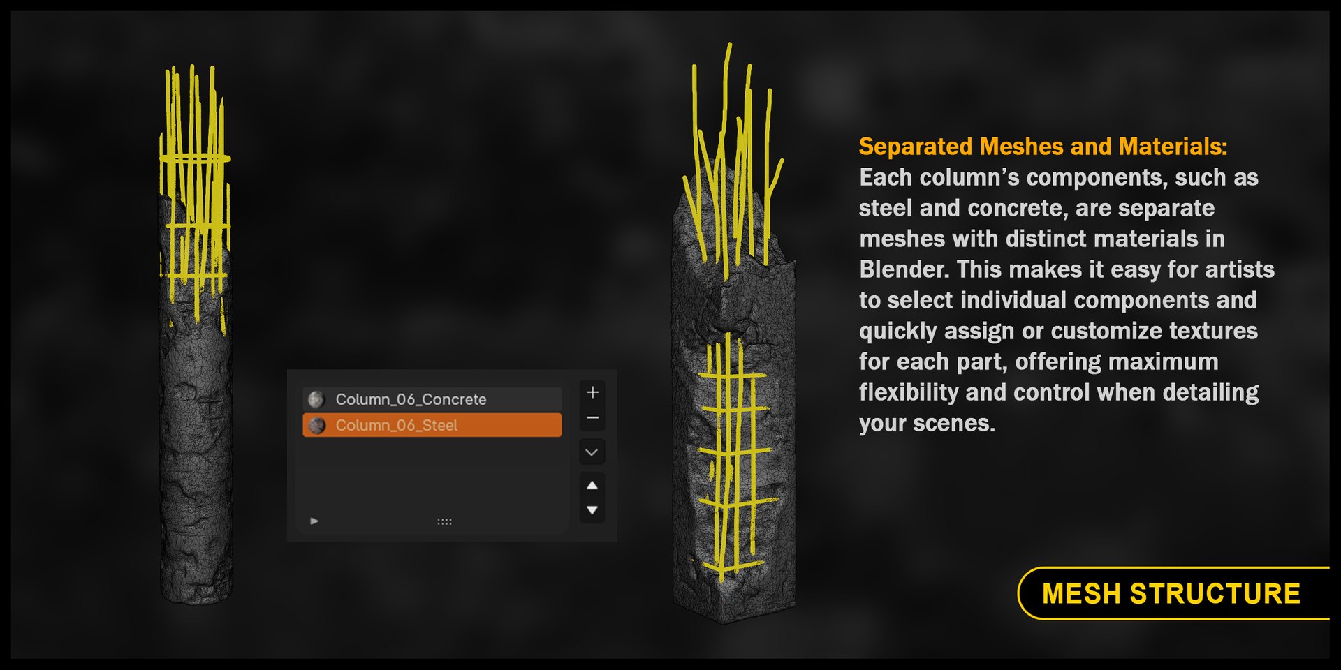 Collapsed  Damaged and Destroyed Columns Kitbash Volume 01 3D model https://p.turbosquid.com/ts-thumb/p0/7z8FLv/1W/5.shadyhamzacollapsedcolumnsvol.01componentspreview/jpg/1731641892/1920x1080/fit_q87/af334b9e44de36fc096d5fb2aad226cab66c42a6/5.shadyhamzacollapsedcolumnsvol.01componentspreview.jpg