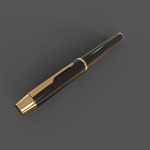 pen parker im black 3D model